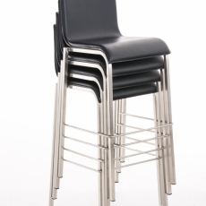 Barová židle Ava II., černá - 8