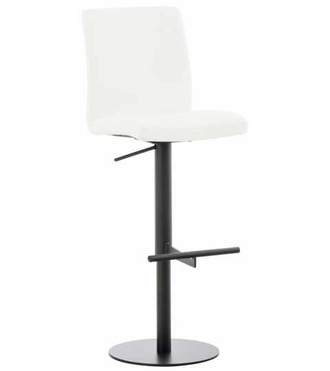 Barová židle Cadiz, syntetická kůže, černá / bílá