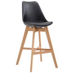 Barová židle Cane, černá