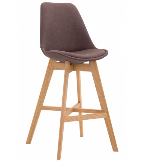 Barová židle Cane, hnědá