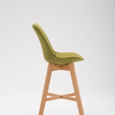 Barová židle Cane (SET 2 ks), zelená - 3