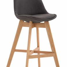 Barová židle Cane, tmavě šedá - 1