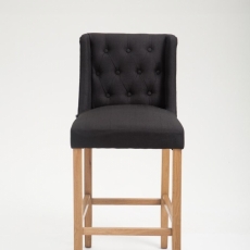 Barová židle Cassa II., černá - 2