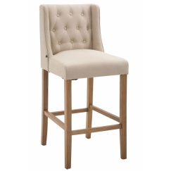 Barová židle Cassa II., krémová