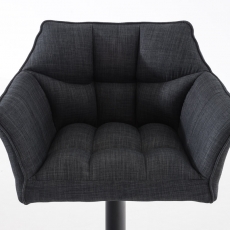 Barová židle Damaso, tmavě šedá - 5