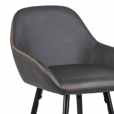 Barová židle Disca (SET2 ks), holubičí šedá - 6