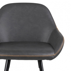 Barová židle Disca (SET2 ks), holubičí šedá - 8