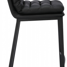 Barová židle Dundalk, černá / černá - 3