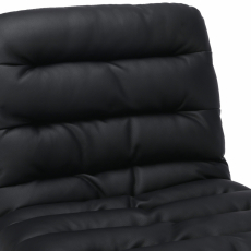 Barová židle Dundalk, černá / černá - 6