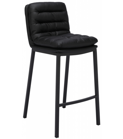 Barová židle Dundalk, černá / černá