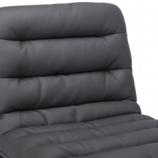 Barová židle Dundalk, černá / šedá - 6