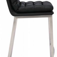 Barová židle Dundalk, ocel / černá - 3