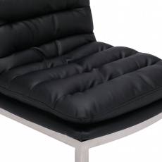Barová židle Dundalk, ocel / černá - 7