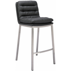 Barová židle Dundalk, ocel / šedá