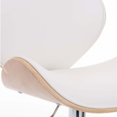 Barová židle Edward, bílá - 6