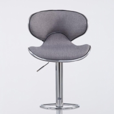 Barová židle Elisa, šedá - 2
