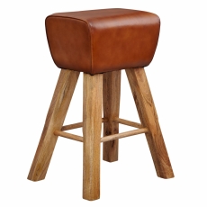Barová židle Elva, hnědá - 1