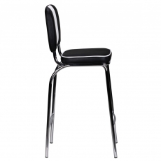 Barová židle Elvis, černá - 4