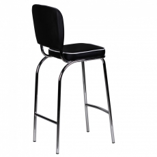 Barová židle Elvis, černá - 5