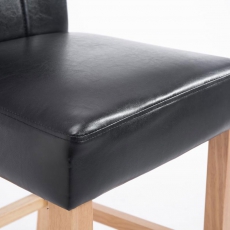 Barová židle Emanuel, černá - 6