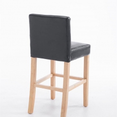 Barová židle Emanuel, hnědá - 4