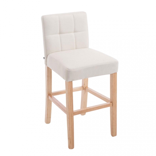 Barová židle Emanuel textil, krémová - 1