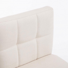Barová židle Emanuel textil, krémová - 5