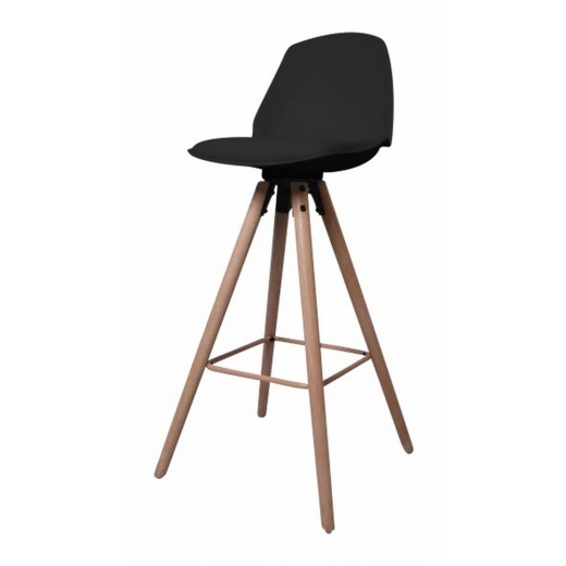 Barová židle Eslo, černá - 1