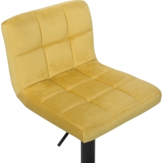 Barová židle Feni, žlutá - 5