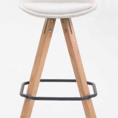Barová židle Franck (SET 2 ks), bílá - 2