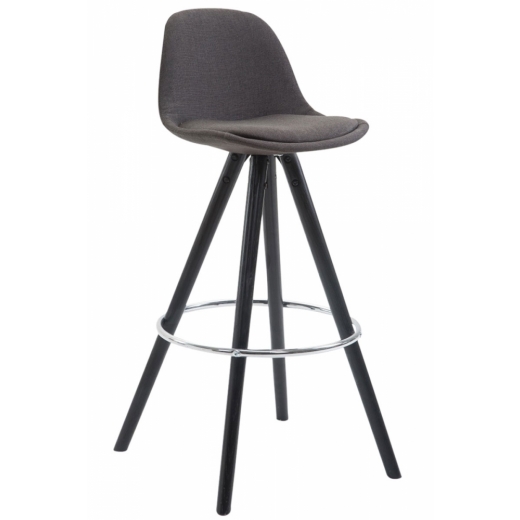 Barová židle Frank, tmavě šedá - 1