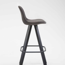 Barová židle Frankie, tmavě šedá - 3