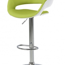Barová židle Garry (SET 2 ks) bílá / zelená - 1