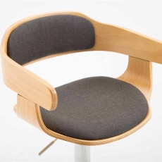 Barová židle Gota textil, přírodní - 9