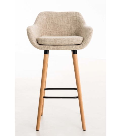 Barová židle Grane (SET 2 ks), krémová