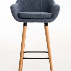 Barová židle Grane (SET 2 ks), modrá - 1