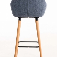 Barová židle Grane (SET 2 ks), modrá - 3
