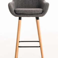 Barová židle Grane (SET 2 ks), světle šedá - 1