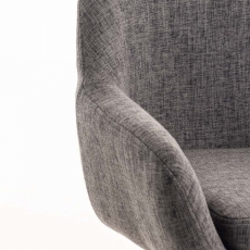 Barová židle Grane (SET 2 ks), světle šedá - 4