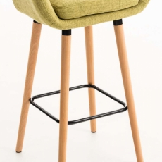 Barová židle Grane (SET 2 ks), světle zelená - 5