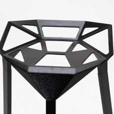 Barová židle Halet, černá - 3