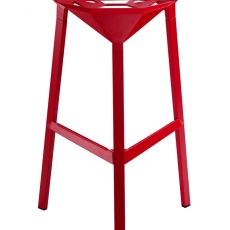 Barová židle Halet, červená - 1