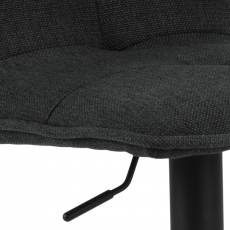Barová židle Hellen (SET 2 ks), antracitová - 5