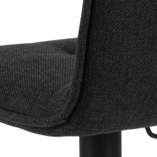 Barová židle Hellen (SET 2 ks), antracitová - 9