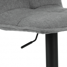Barová židle Hellen (SET 2 ks), šedá - 4