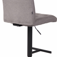 Barová židle Idario, světle šedá - 4
