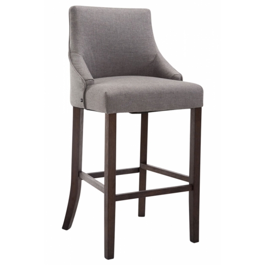 Barová židle Ina, šedá / černá - 1