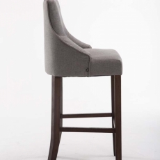 Barová židle Ina, šedá / černá - 3