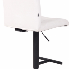 Barová židle Kells, syntetická kůže, bílá - 4
