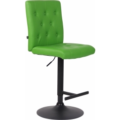 Barová židle Kells, syntetická kůže, zelená